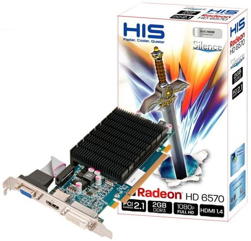 Игровое железо - Radeon HD 6570 с пассивной системой охлаждения